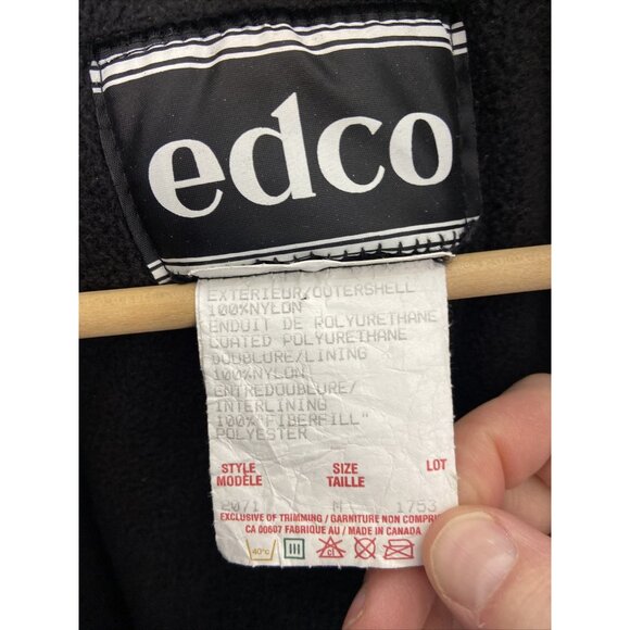 Edco Racing Motorsport Vintage Blue Jacket Men M Ski Snowboard Snowmobile 80s - Picture 3 of 9